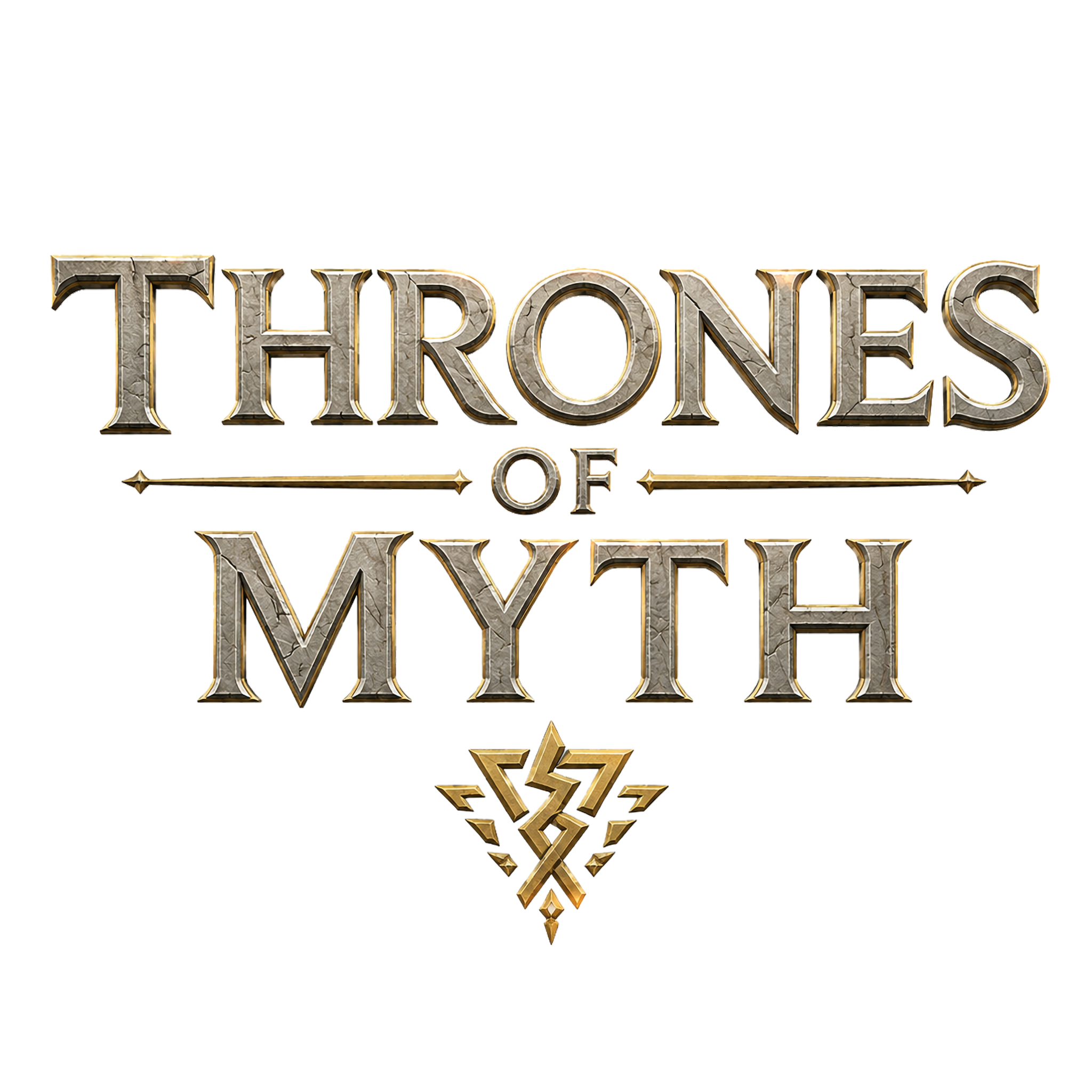 Thrones of Myth official logo